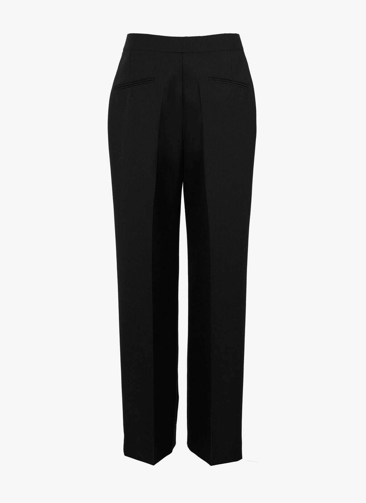 Pantaloni Eleganti In Misto Lana  ALAÏA PANTALONI ELEGANTI IN MISTO LANA  NERO